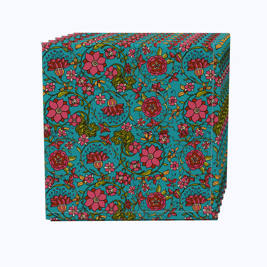Floral 40 Cotton Napkins