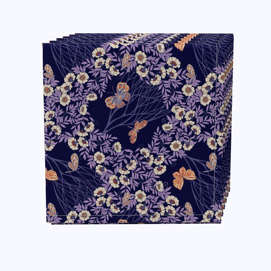 Floral 5 Cotton Napkins