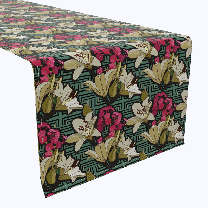 Floral 96 Cotton Table Runners