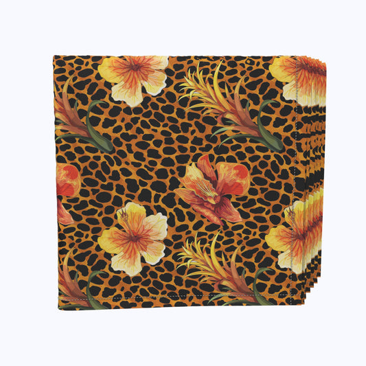 Floral Animal Print Napkins