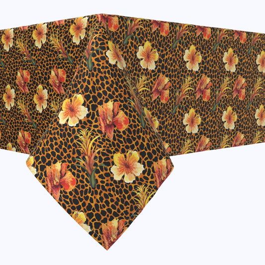 Floral Animal Print Squares