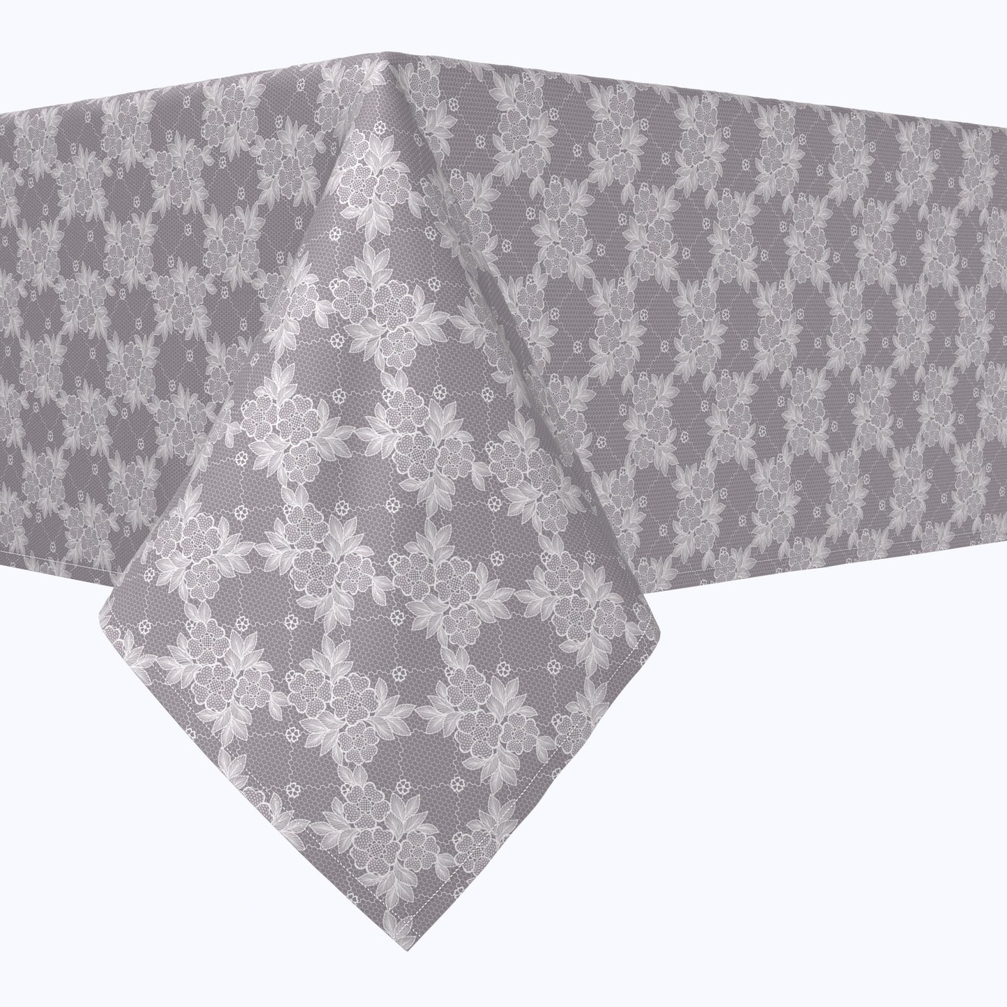 Floral Lace Check Rectangles