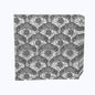 Floral Lace Details Black Napkins