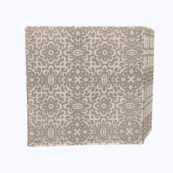 Floral Scroll Lace Napkins