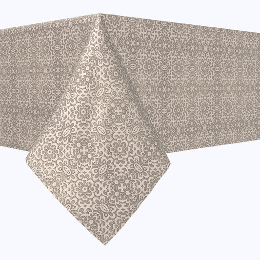 Floral Scroll Lace Rectangles