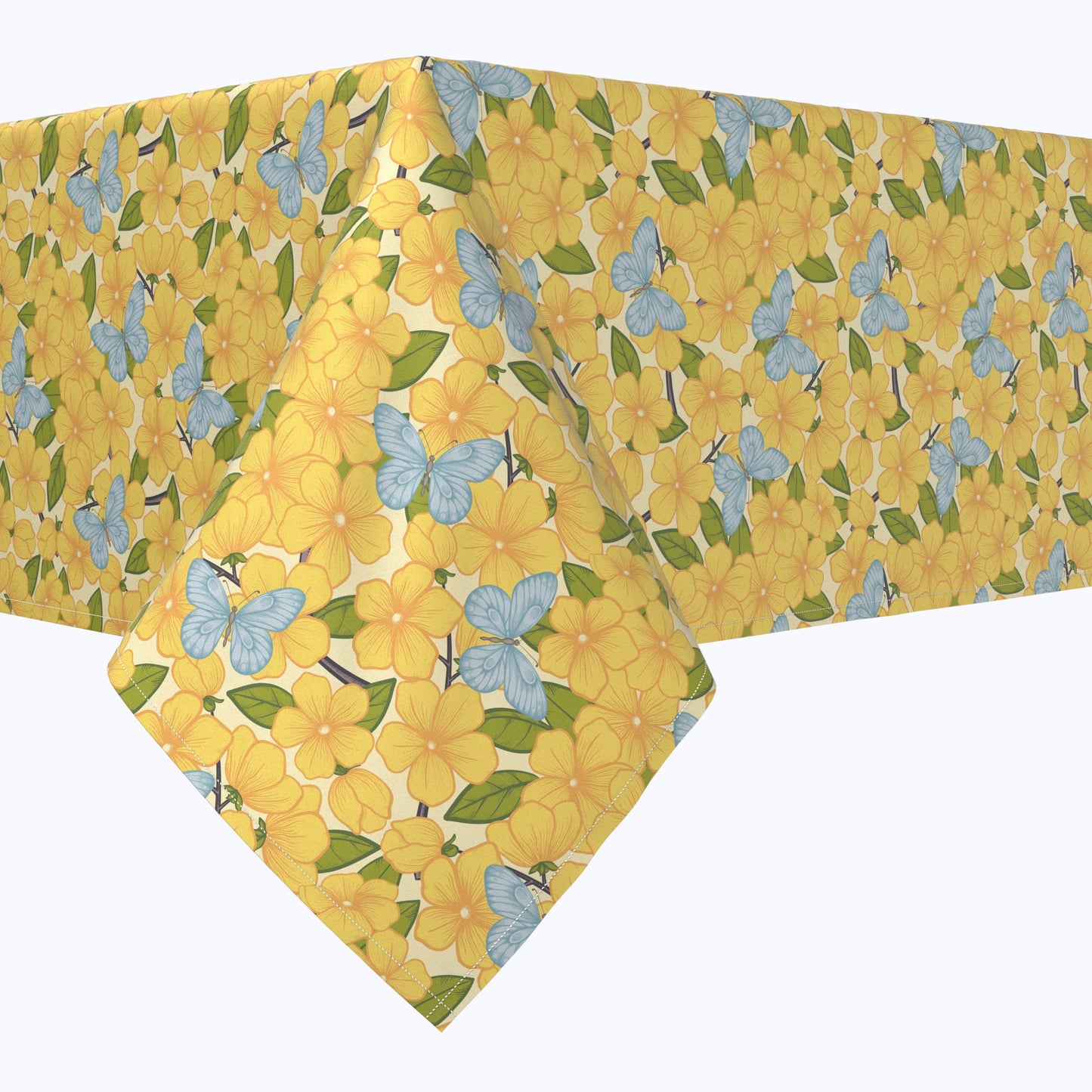 Flowering Trees and Blue Butterflies Rectangles