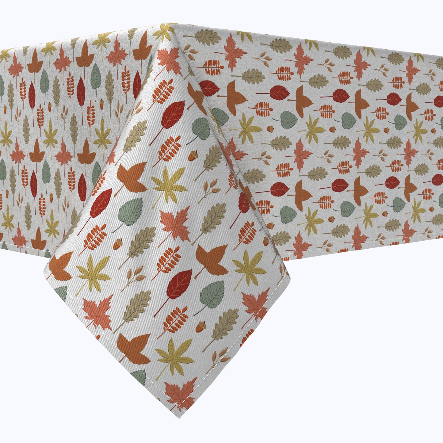 Foliage Illustration Cotton Rectangles