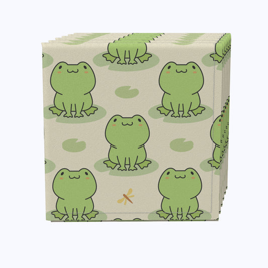 Frog Illustration Napkins