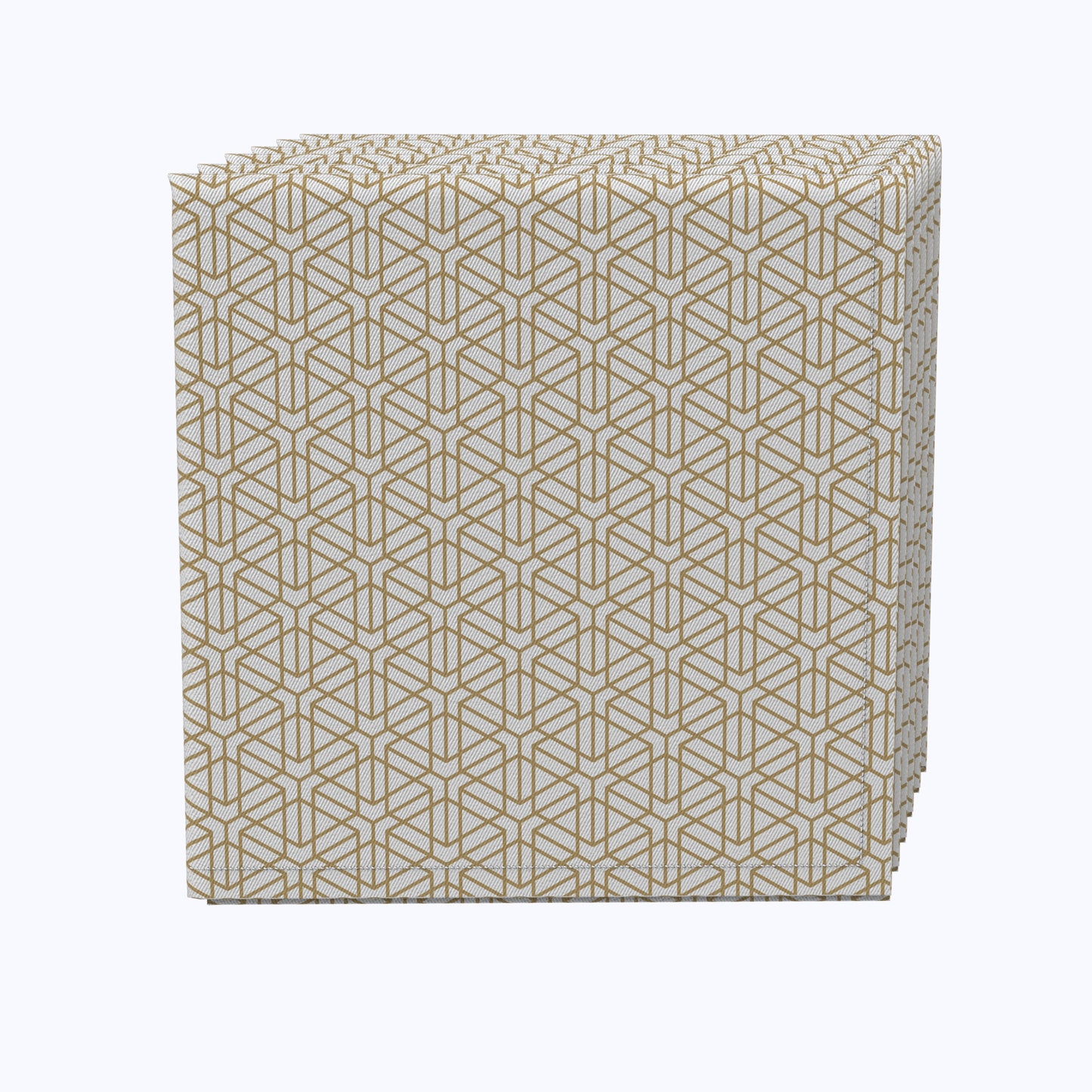 Geometric Golden Design Napkins