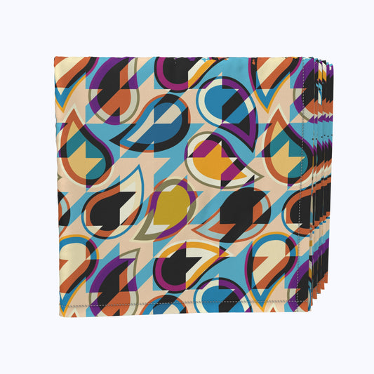 Geometric Houndstooth Napkins