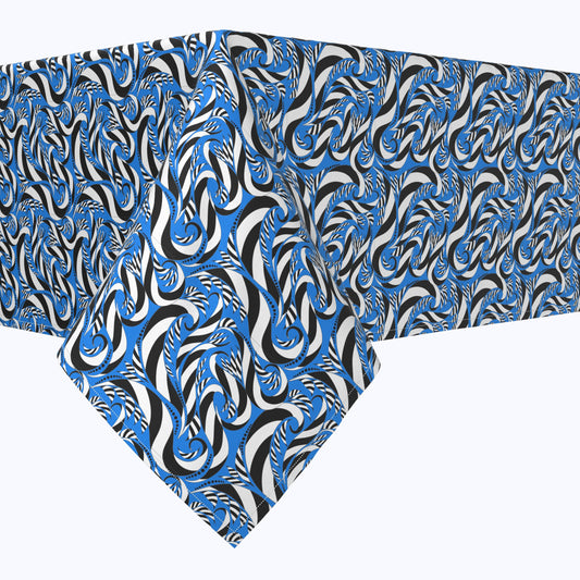 Geometric Stripes in Swirls Squares