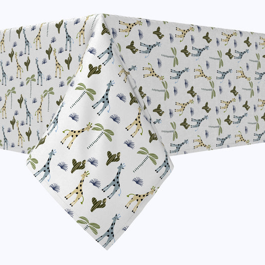 Giraffe Wild Life Cotton Rectangles