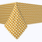 Gold Shine Basketwork Squares