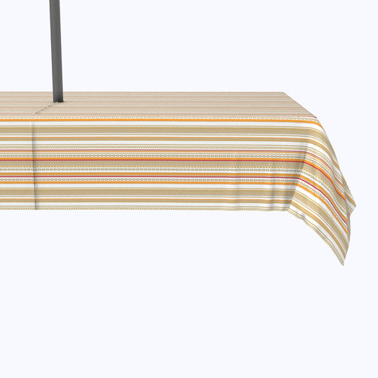 Golden Chain Stripe Outdoor Rectangles