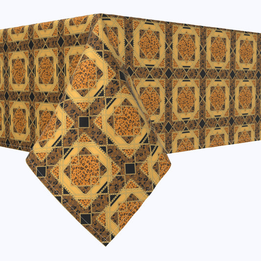 Golden Chains & Animal Prints Rectangles