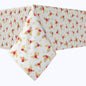Golden Holly Berry Leaves Cotton Squares