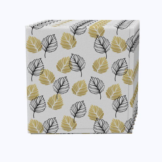 Golden Leaves Napkins