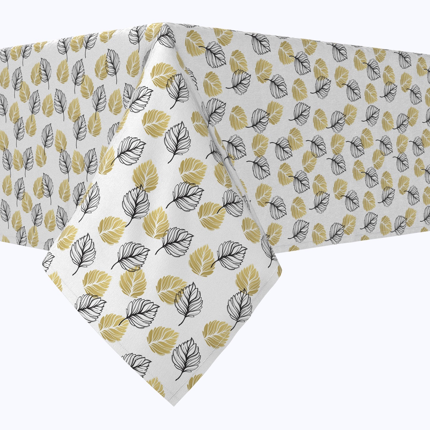 Golden Leaves Cotton Rectangles