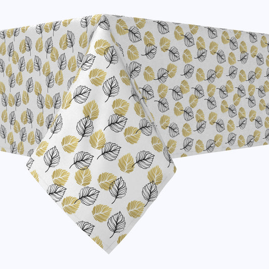Golden Leaves Cotton Rectangles