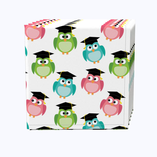 Graduation Owl Toss Napkins