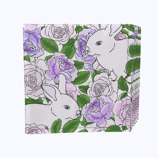 Grandma Bunny Floral Napkins