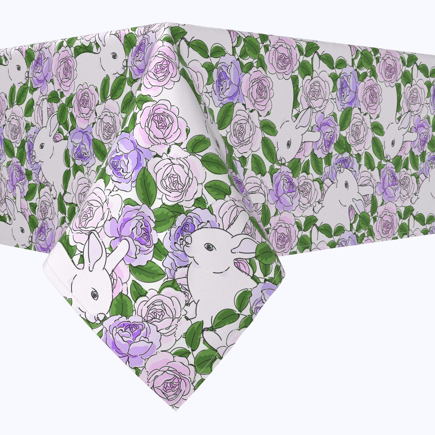 Grandma Bunny Floral Rectangles