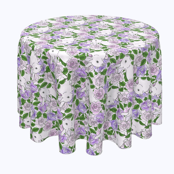Grandma Bunny Floral Rounds