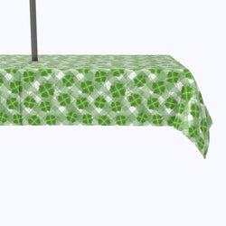 Grassy Green 3D Shamrock Outdoor Rectangles