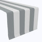 Gray & White Cabana Stripe Runners