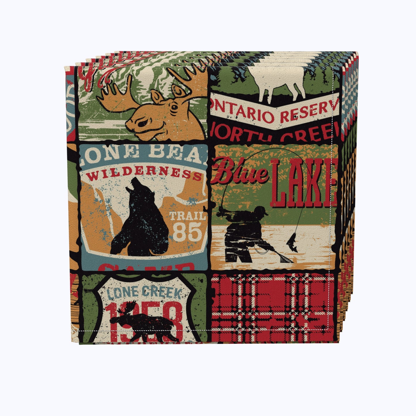 Great Outdoors Patchwork Napkins