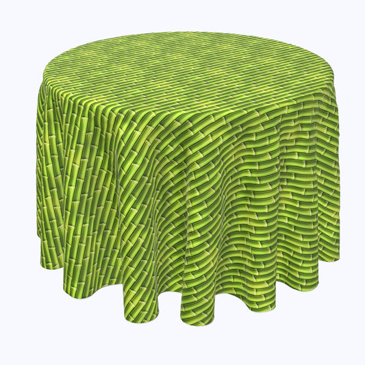 Green Bamboo Sticks Rounds