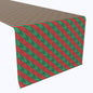 Green & Red Houndstooth Stripe Runners