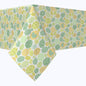 Green & Yellow Pastel Easter Eggs Cotton Rectangles