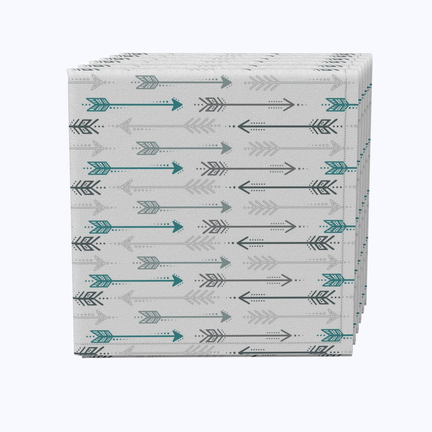 Grey & Blue Arrows Napkins