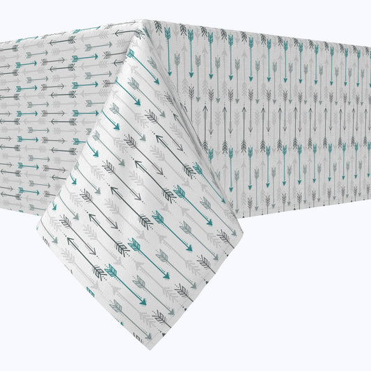 Grey & Blue Arrows Tablecloths