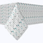 Grey & Blue Arrows Cotton Rectangles