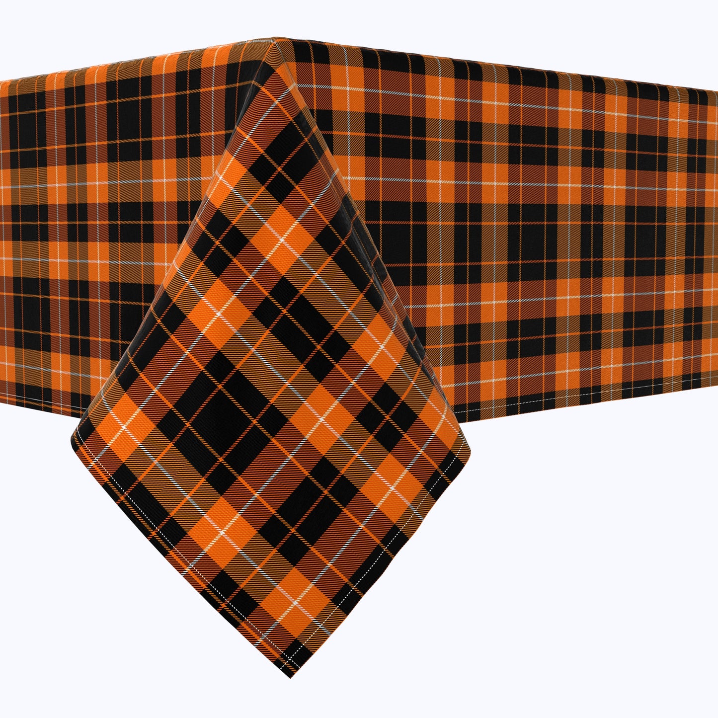 Halloween Plaid Cotton Rectangles