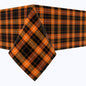 Halloween Plaid Cotton Rectangles