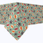 Halloween Pumpkin and Stars Cotton Rectangles