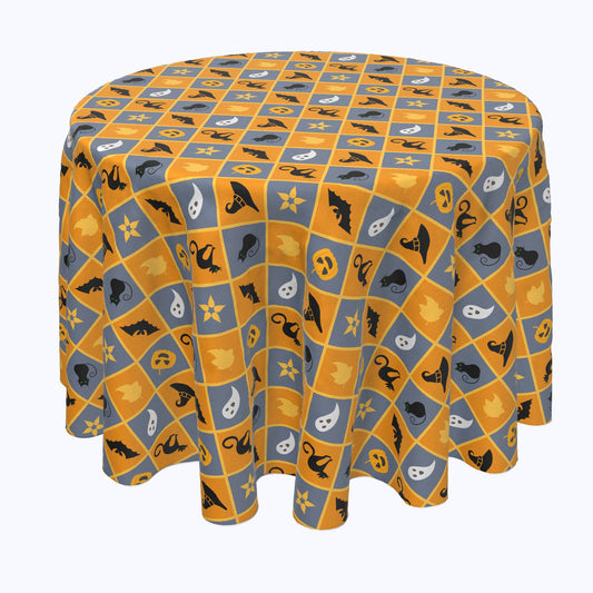 Halloween Argyle Rounds