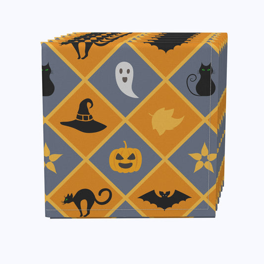 Halloween Argyle Napkins