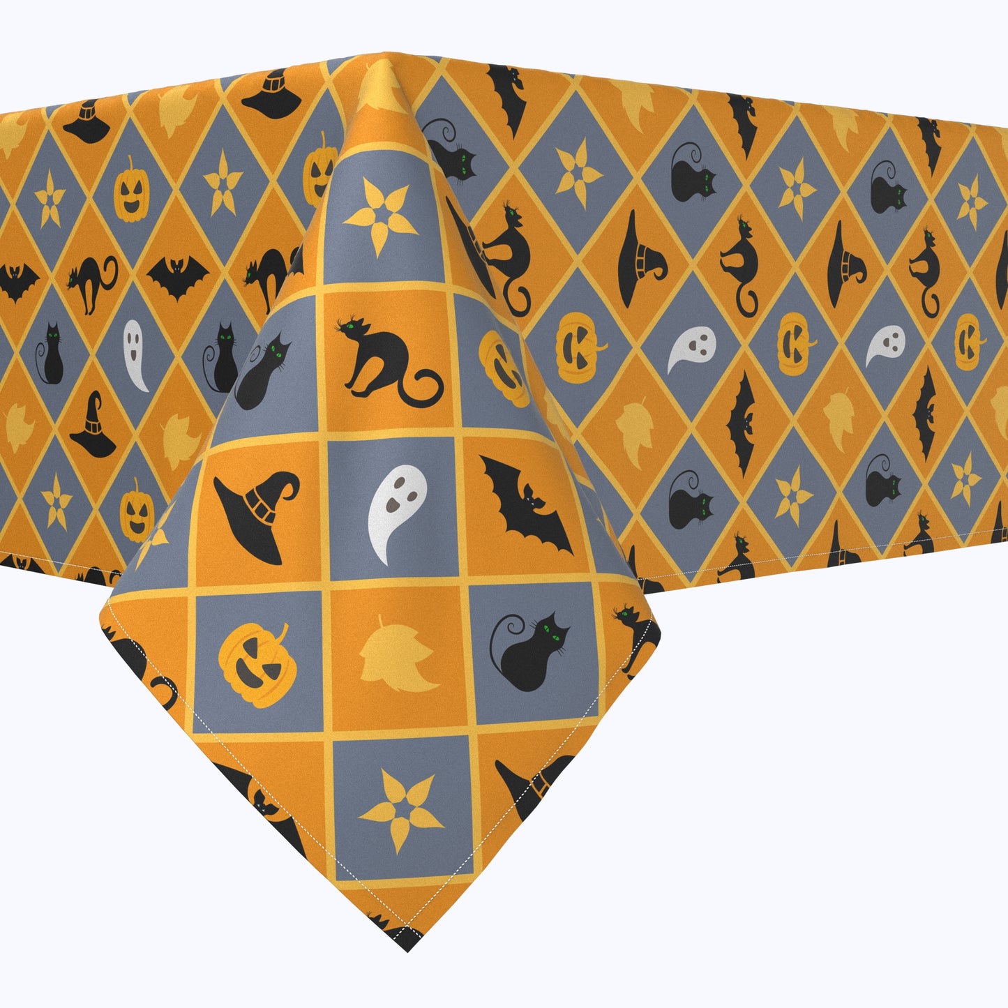 Halloween Argyle Squares