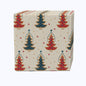 Hand Drawn Christmas Trees Cotton Napkins