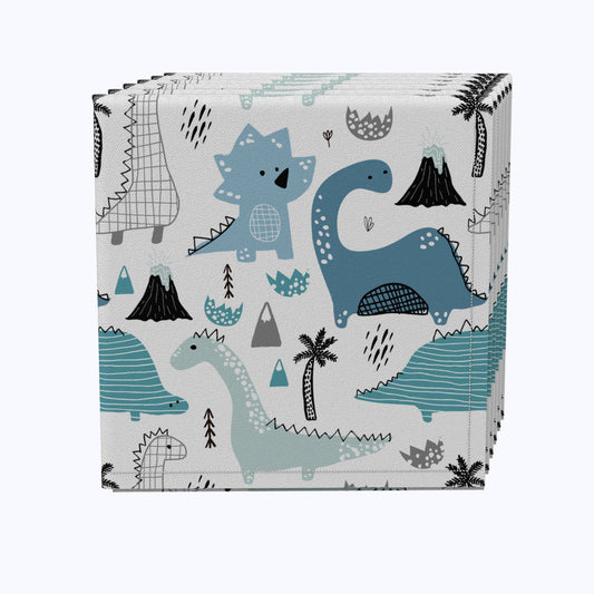 Hand Drawn Dinosaurs Napkins