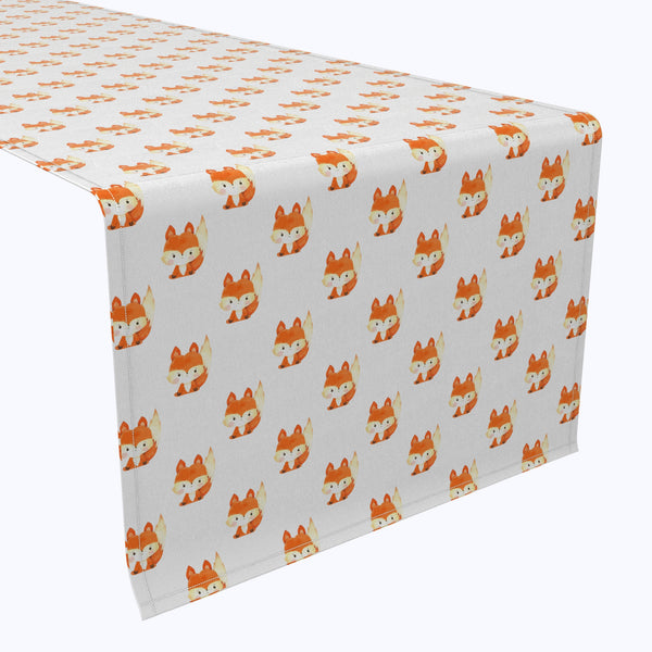 Hand Drawn Foxes Table Runners