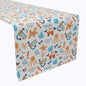 Hand Drawn Marine Life Table Runners