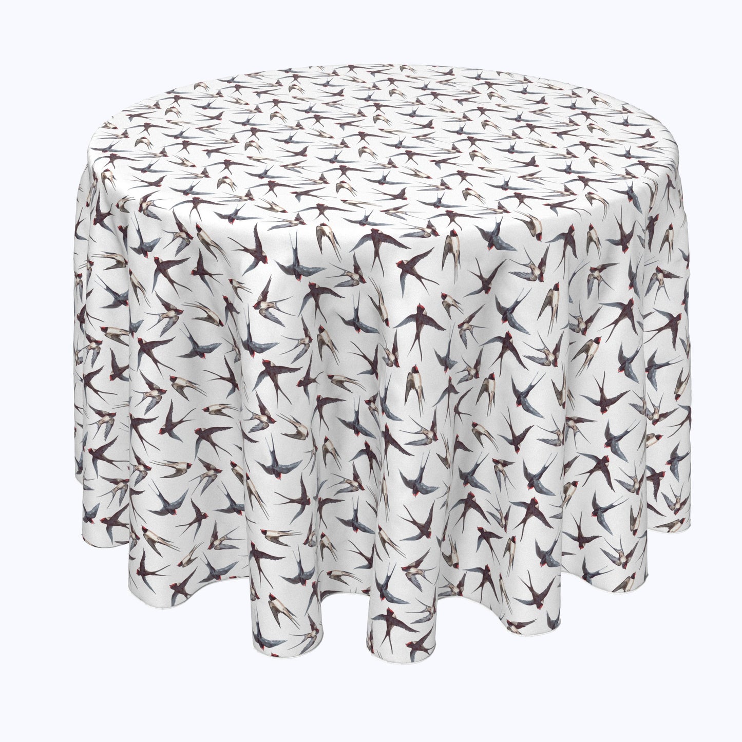 Hand Drawn Swallows Rounds