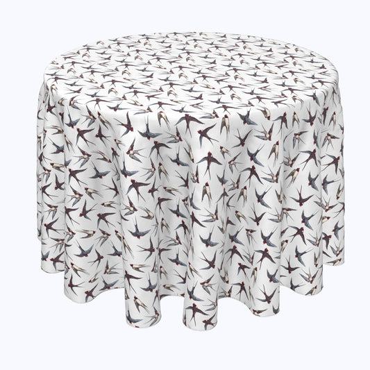Hand Drawn Swallows Rounds