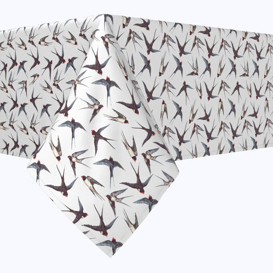 Hand Drawn Swallows Squares