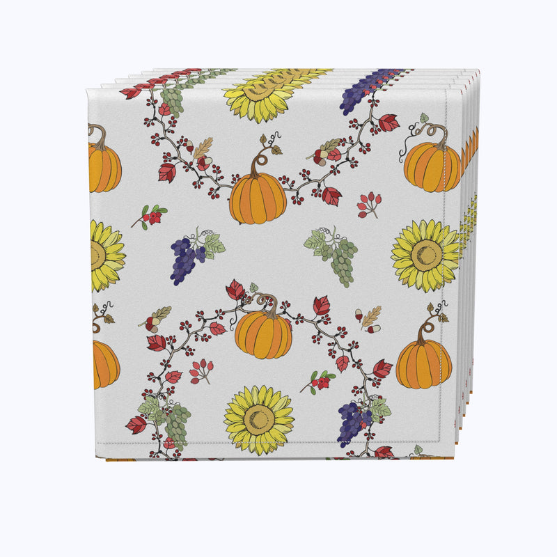 Harvest Bounty Circle Napkins